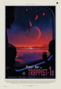 Poster - Planet hop from TRAPPIST-1e1